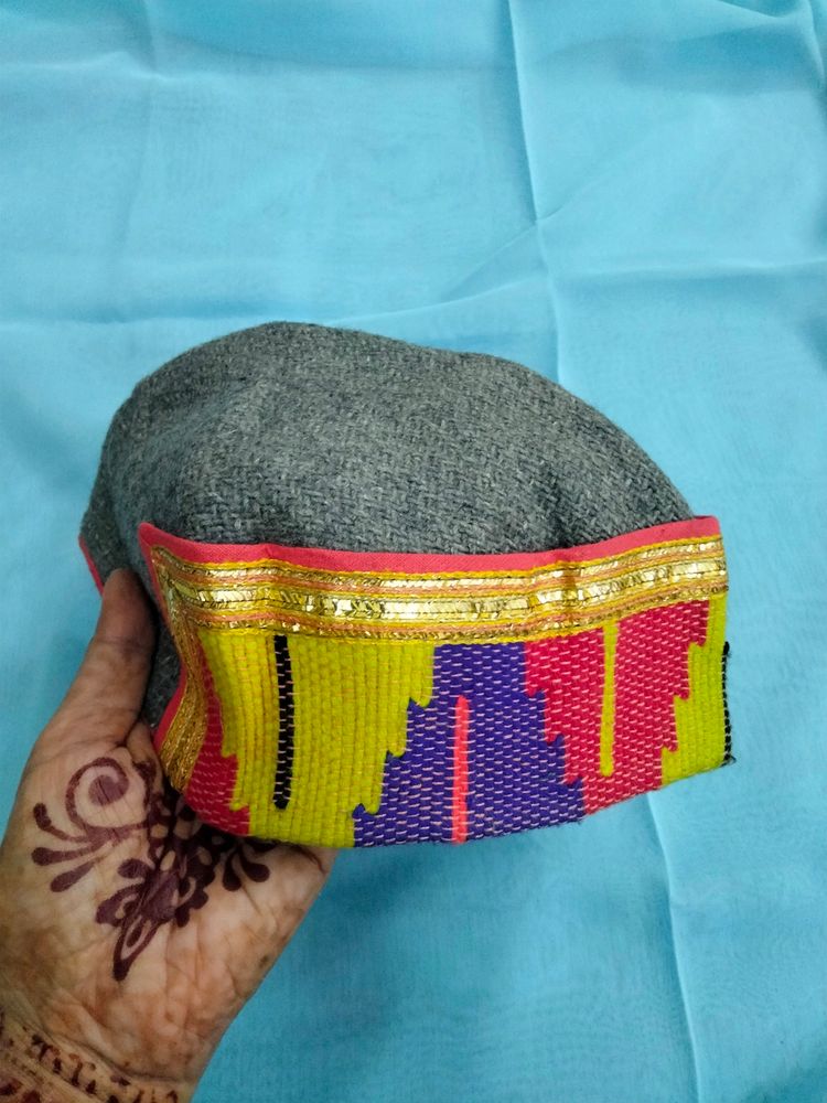 Grey Himachali Cap