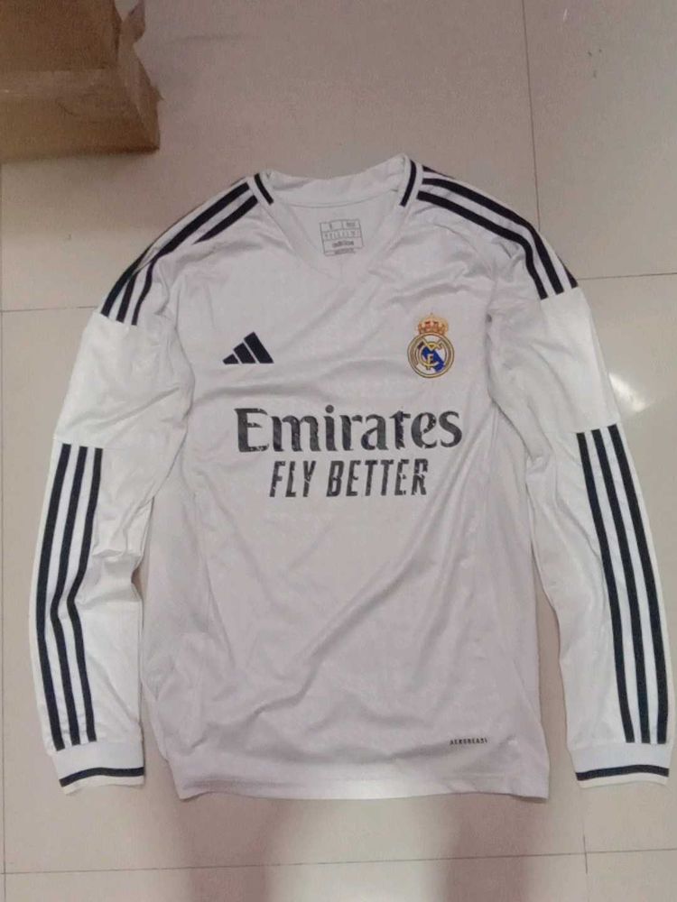 Adidas Long Sleeve Real Madrid Jersey