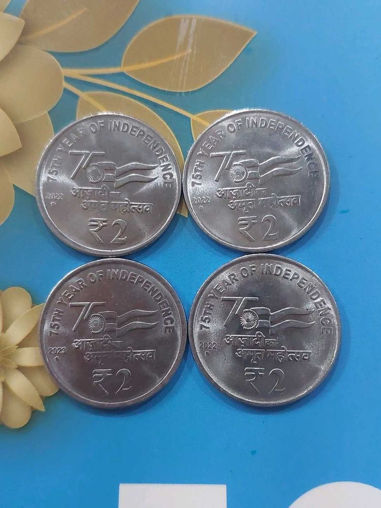 2 Rupee Coins Azadi Ka Amrit Mahotsav
