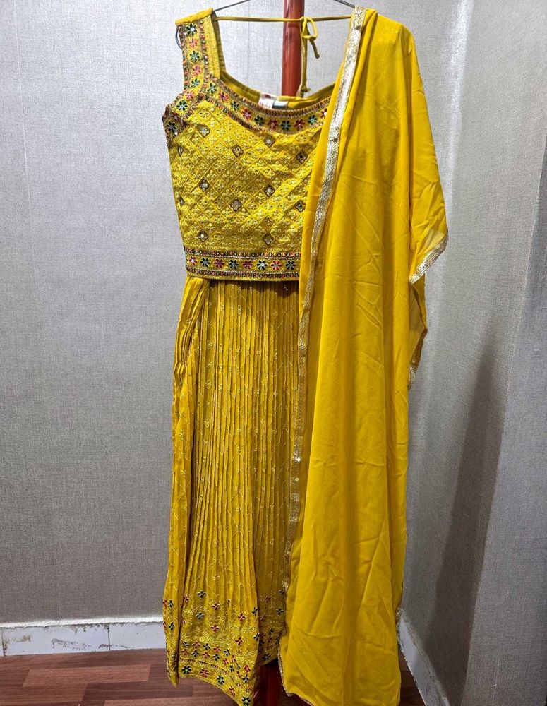 Haldi Lehenga Set with Alteration