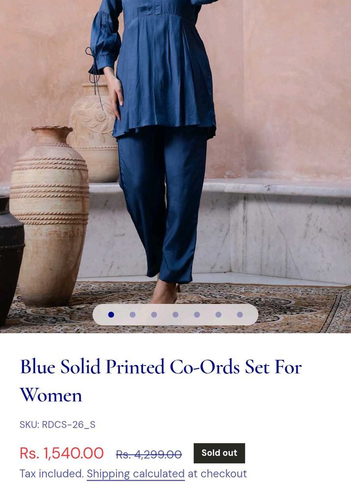 Stylish Blue Co-ord Set for Women