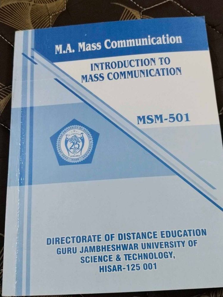 Introduction to Mass Communication Book