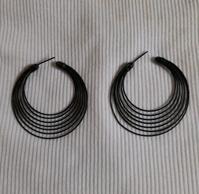 Black earrings