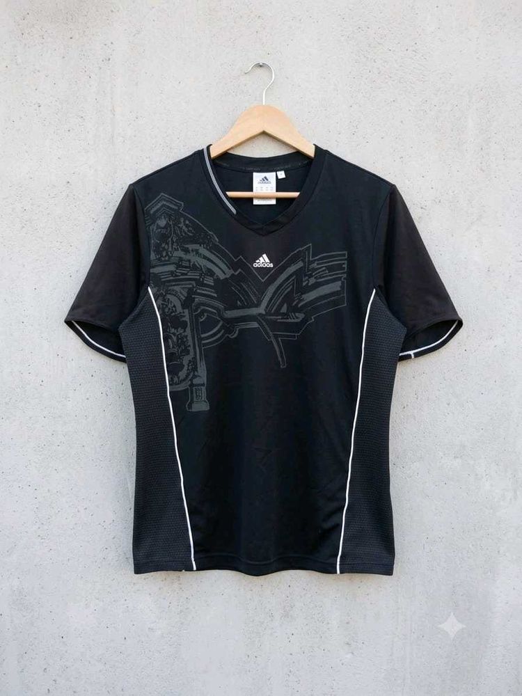 Adidas Black Graphic T-Shirt