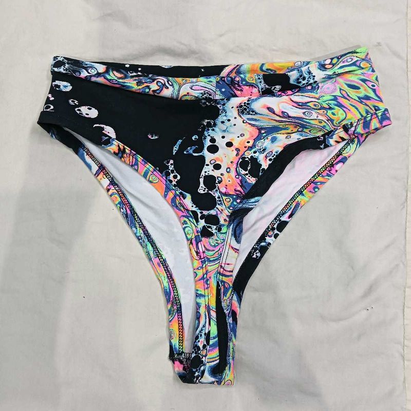 Vibrant🔥 Psychedelic Print Bikini Bottoms