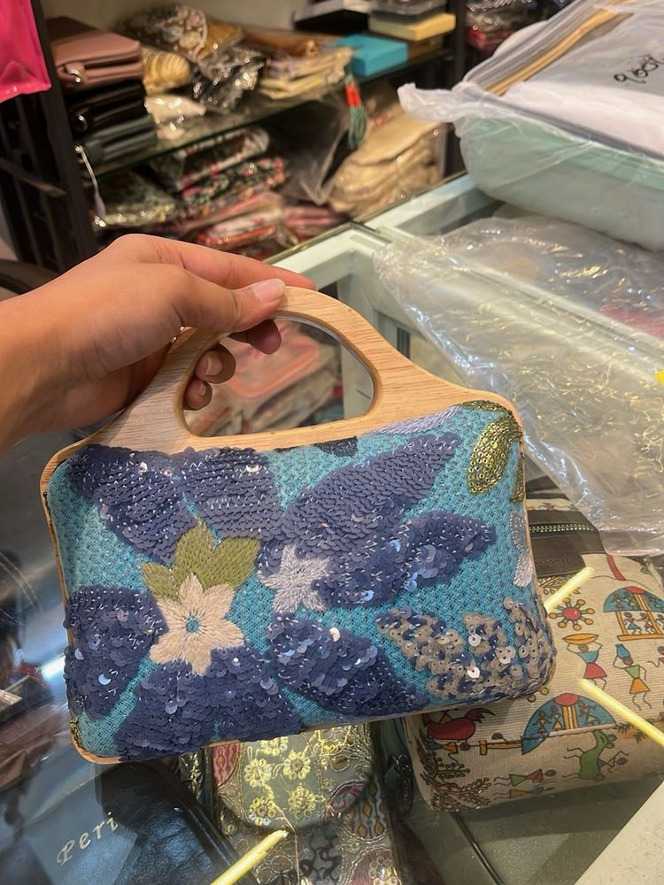 Sparkling Sequin Clutch Bag