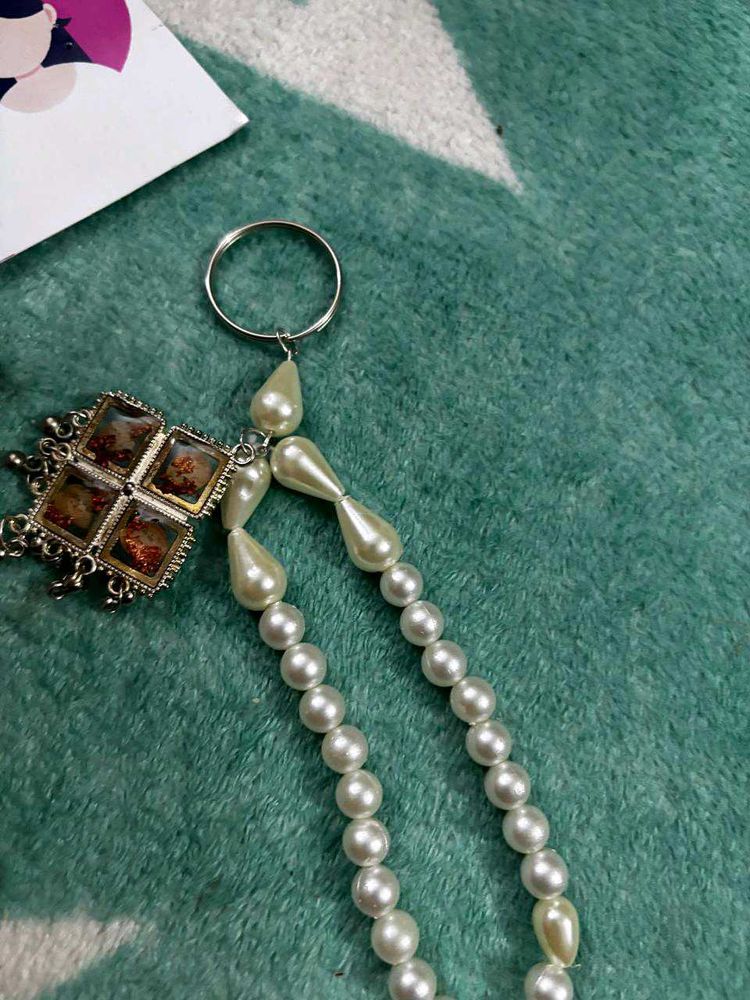 Pearl Beaded Keychain only 2 piece
