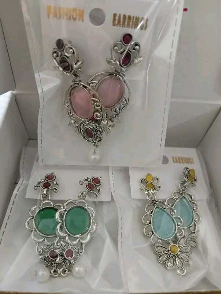 Fashion Earrings - Set of 3