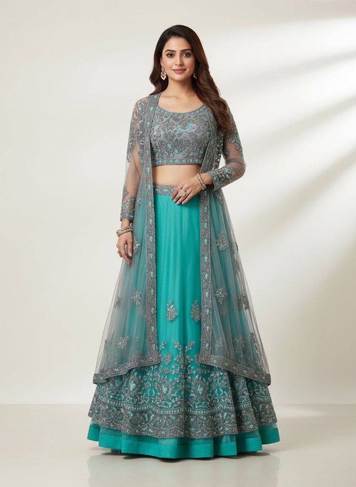 Lehenga Choli With Shrug