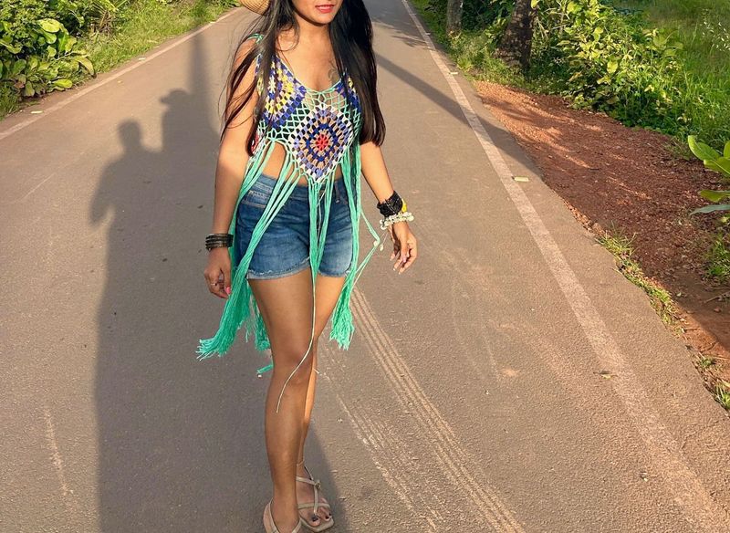 Boho Fringe Crochet Top