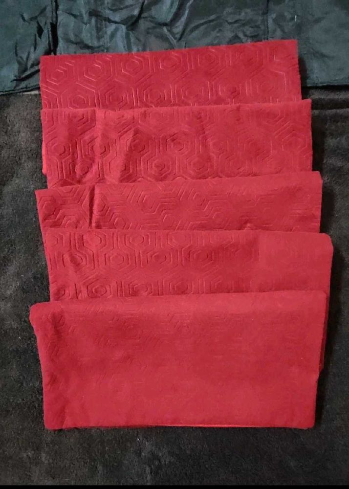 Red Cushion Covers (Set of 5)