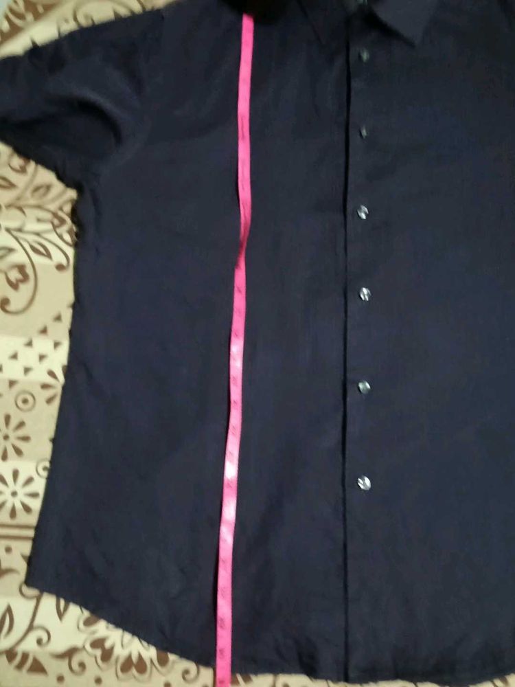 Men's Classic Navy Blue Shirt
