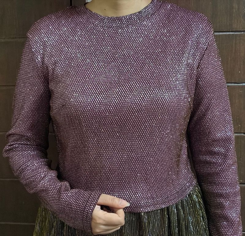 Glittery Party Top