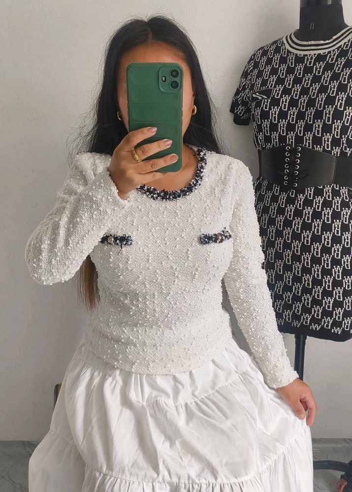 Korean Tweed Tops 😍