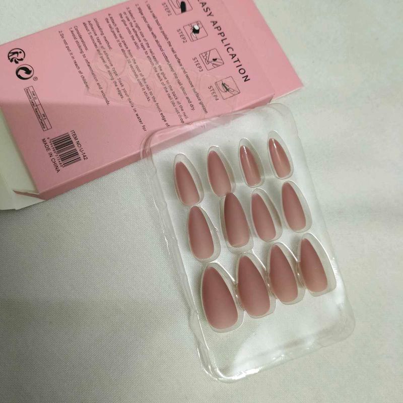 Matte Almond Shape Press-On Nails