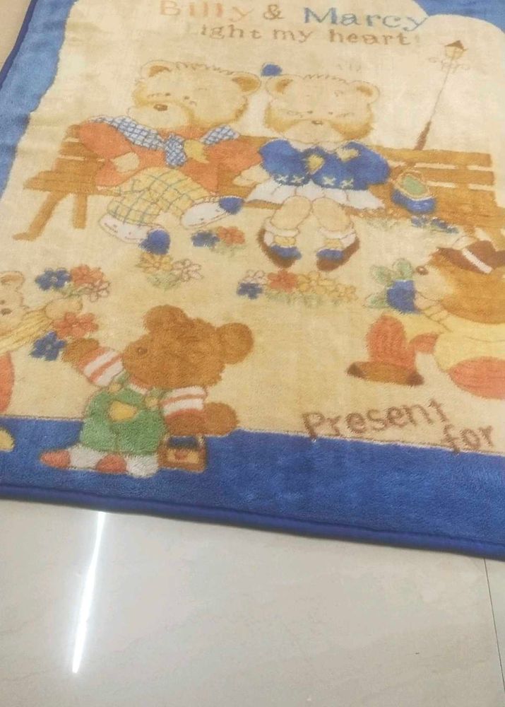Vintage Teddy Bear Blanket