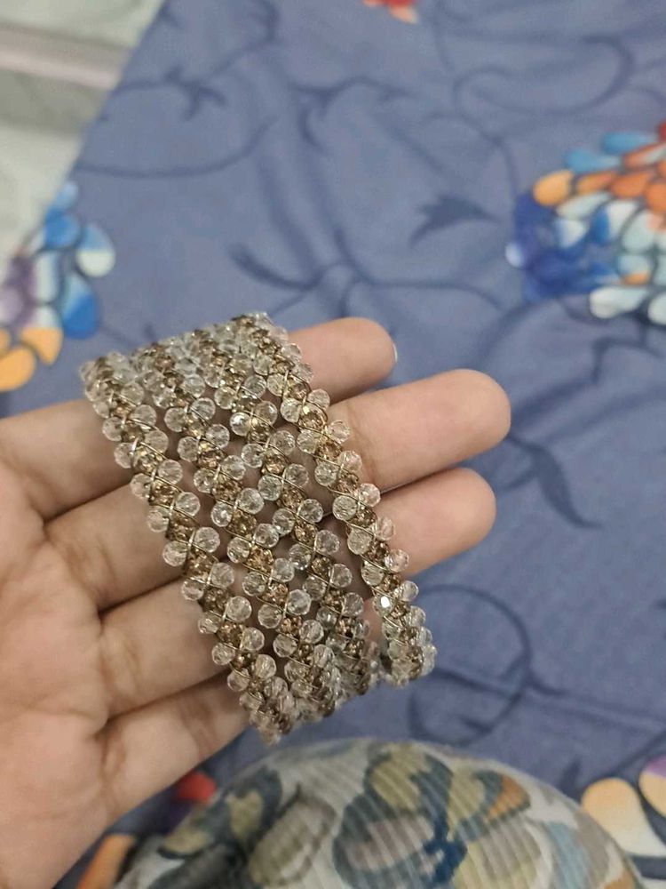 Sparkling Beaded Bracelet Set