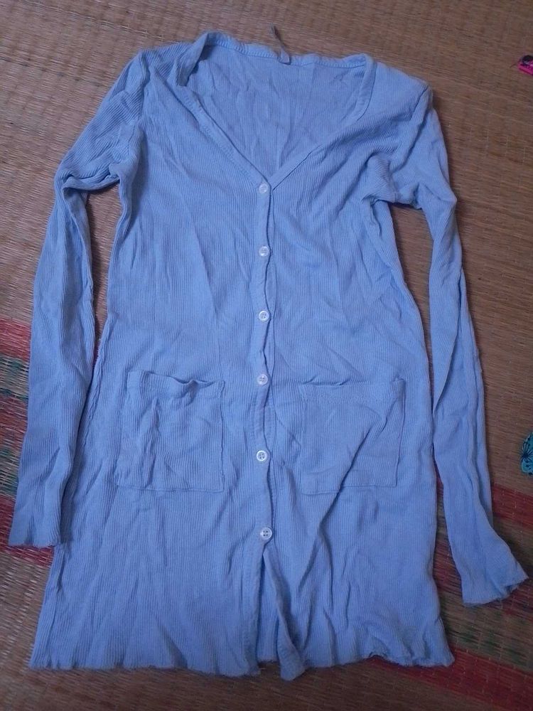Light Blue Dress Top