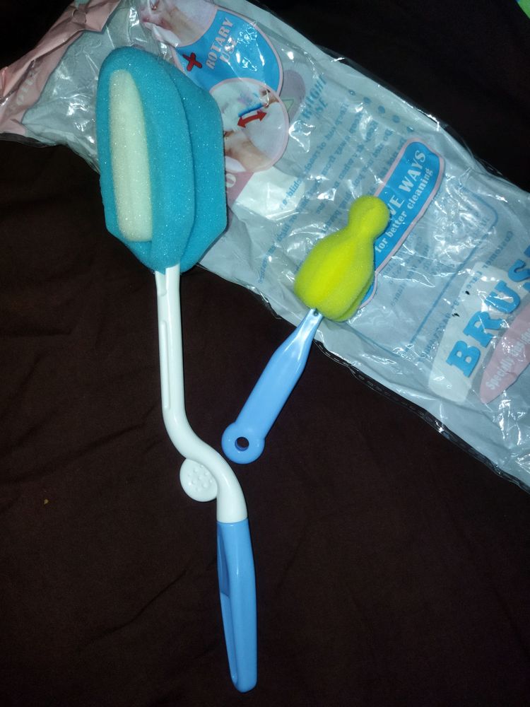 Feeding Bottle Cleaning Brush + Nipple Cleaner