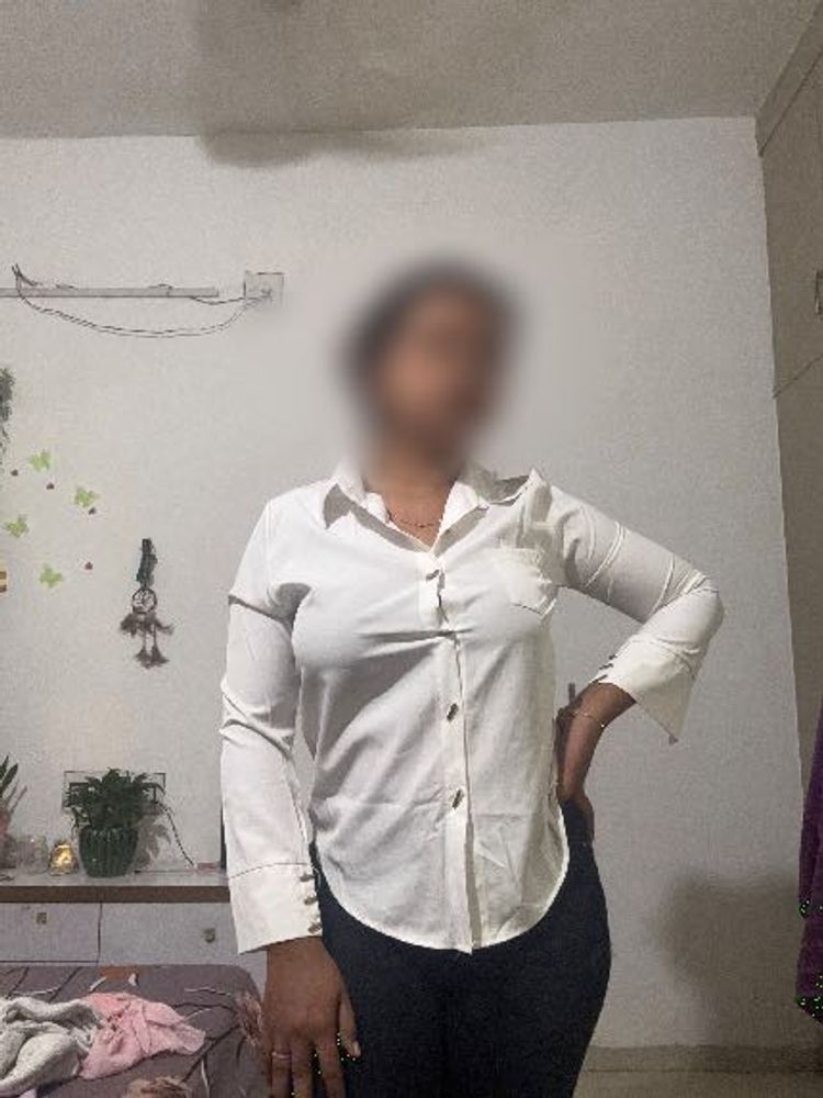 Classic White Button-Up Shirt