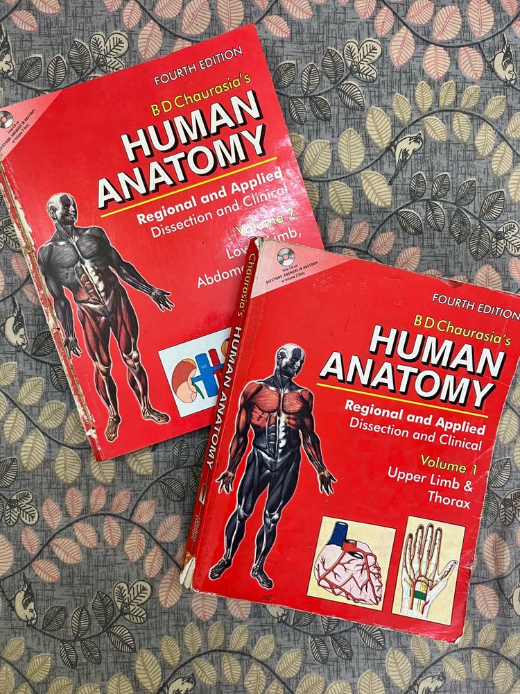 BD Chaurasia's Human Anatomy Books