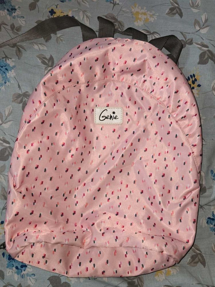 Cute Pink Patterned Backpack