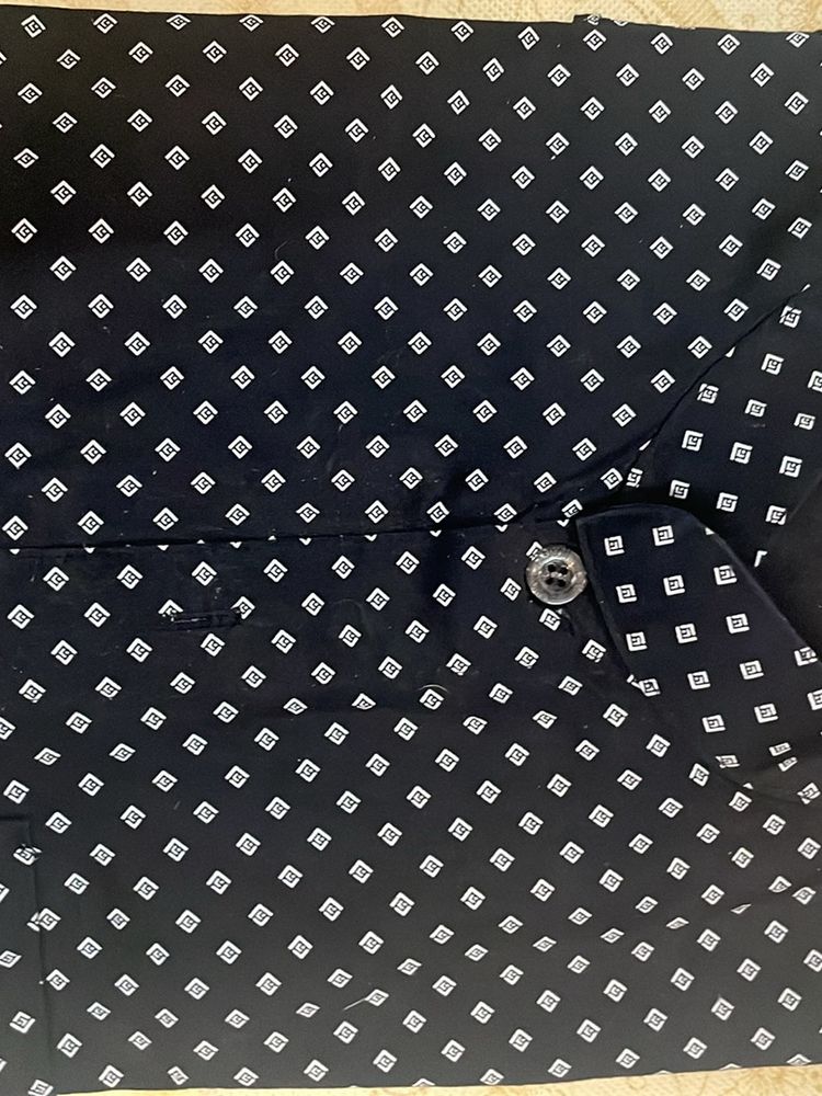 Chinese Collar Semi Formal Shirt