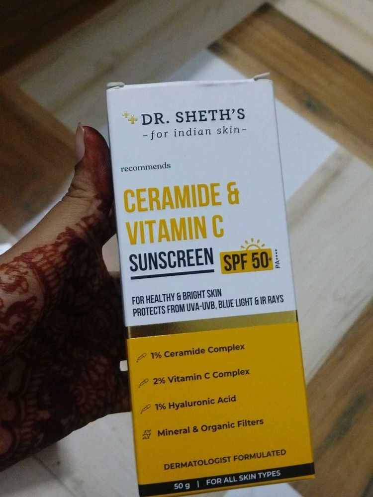 Dr. Sheth's Ceramide &amp; Vitamin C Sunscreen