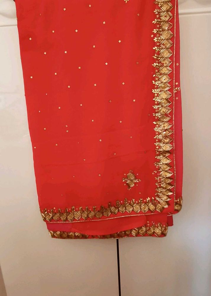 Sindoori Red Saree