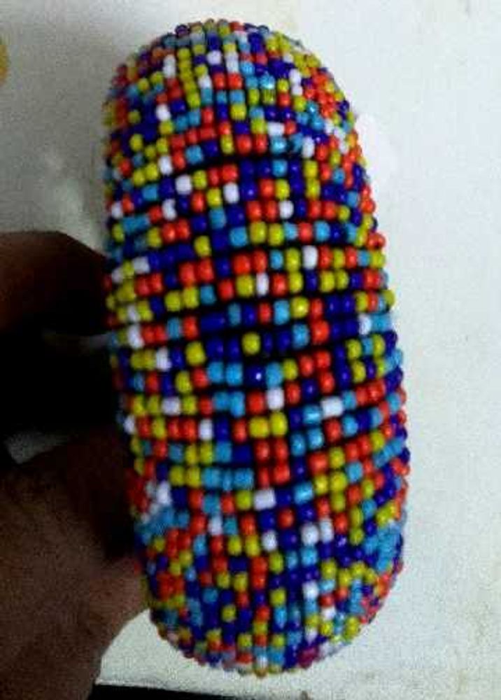 Colorful Beaded Bangle Bracelet