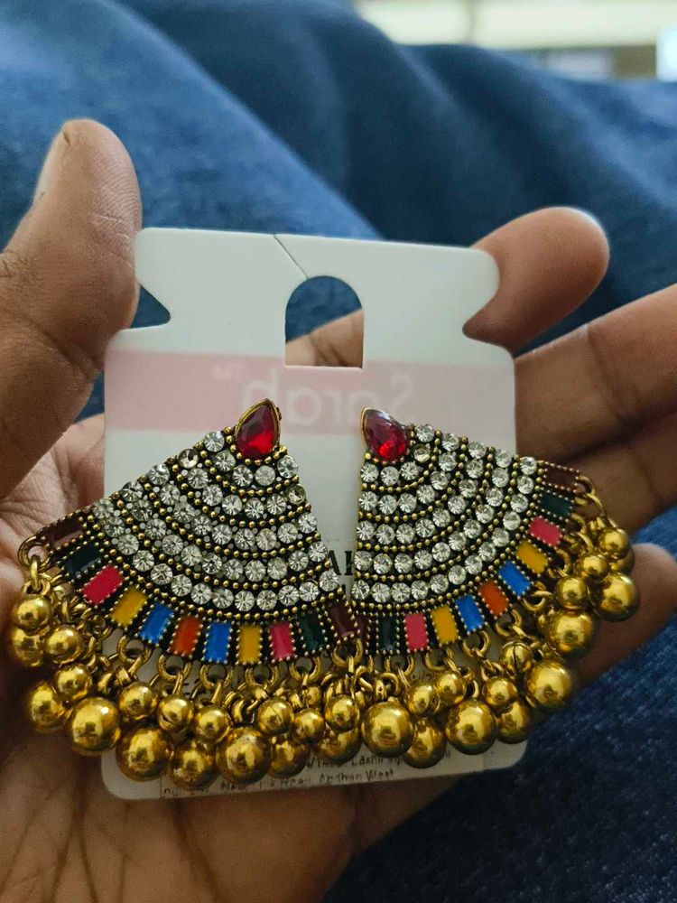 Ethnic Jhumka Earrings