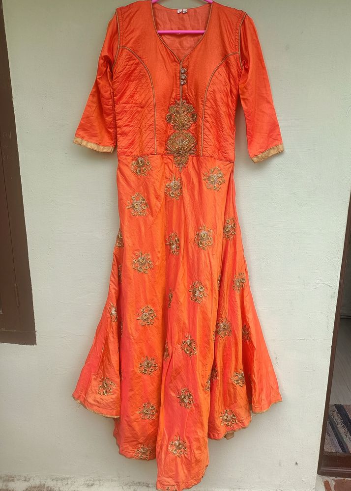 Beautiful Orange Gown 😻