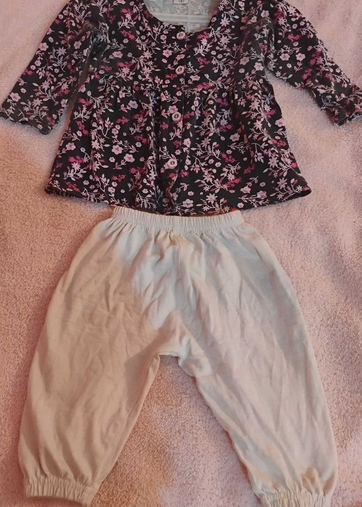 Floral Print Pajama Set