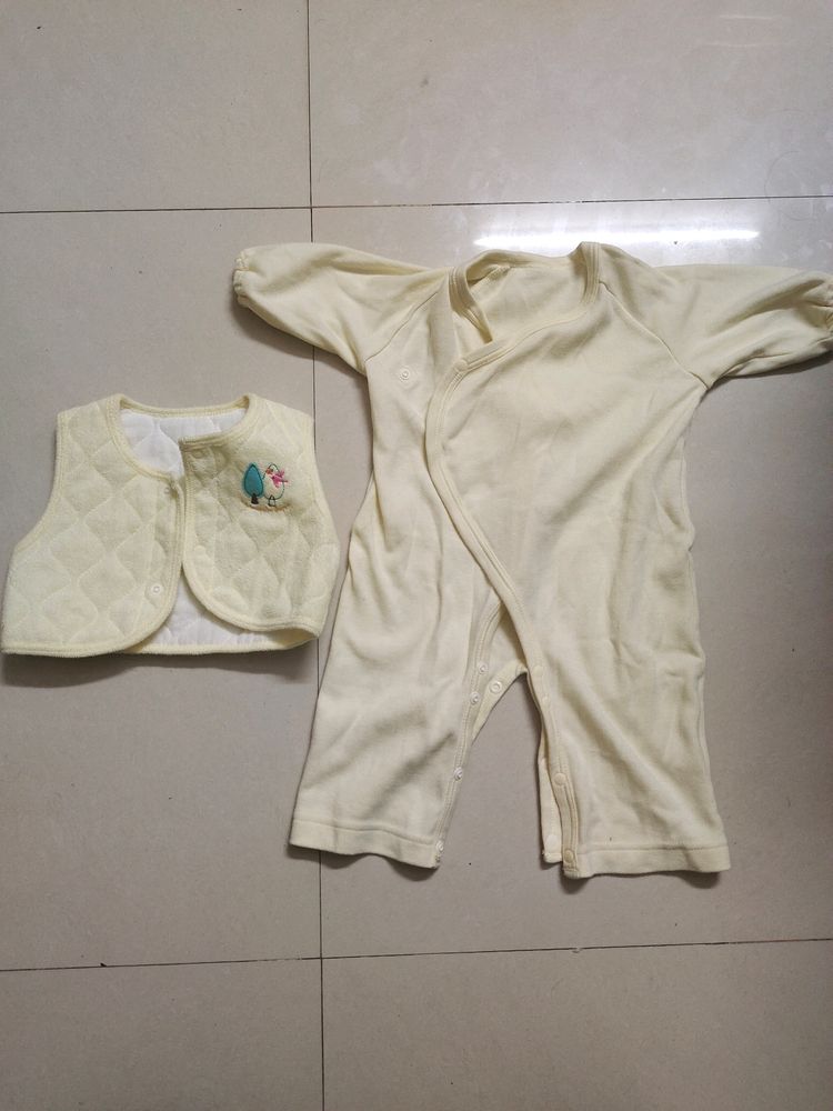 Onesie With Coat For 6 To 9 Months