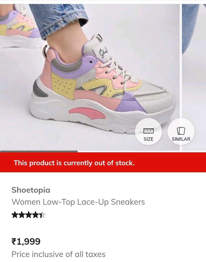 Colorful Women's Lace-Up Sneakers
