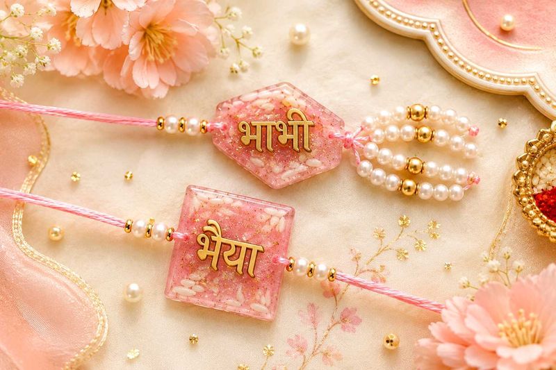 Beautiful Designer Rakhi Set