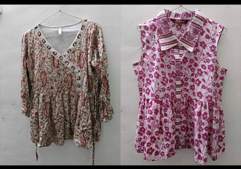 Bohemian Print Wrap Kurta