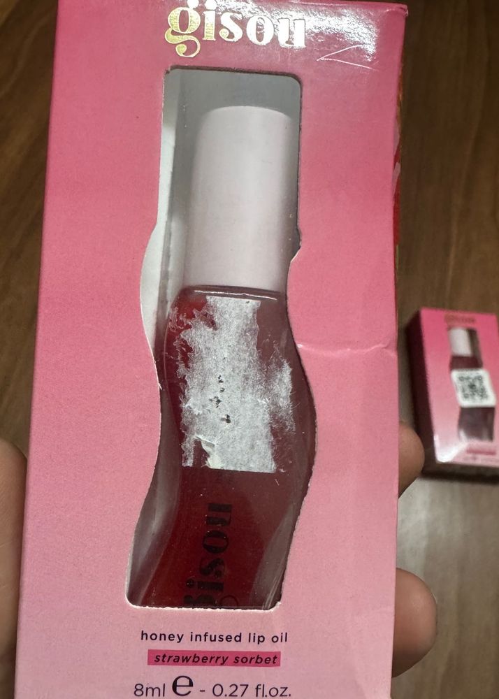 Gisou Honey Infused Lip Oil - Strawberry sorbet