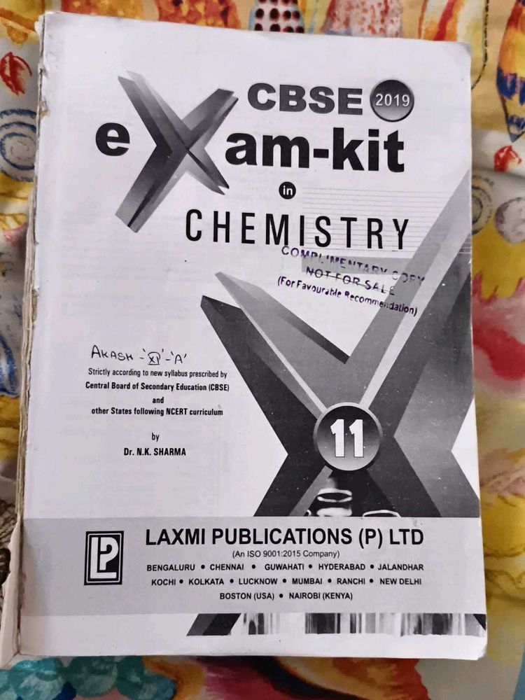 CBSE Exam Kit in Chemistry Class 11