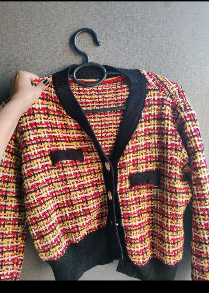 Tweed Cardigan - Stylish &amp; Unique