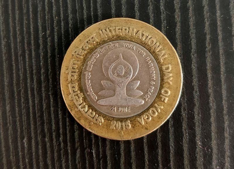 International Day Of Yoga Coin