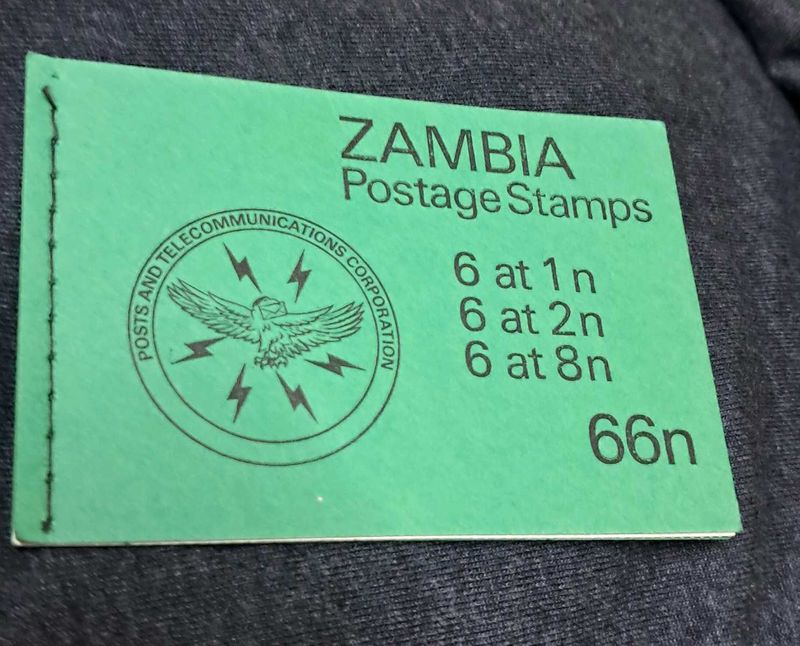 Zambia mint Postage Stamps in mini book