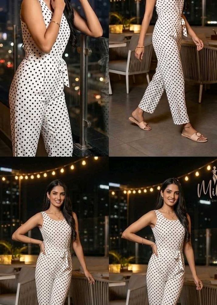Chic Polka Dot Jumpsuit