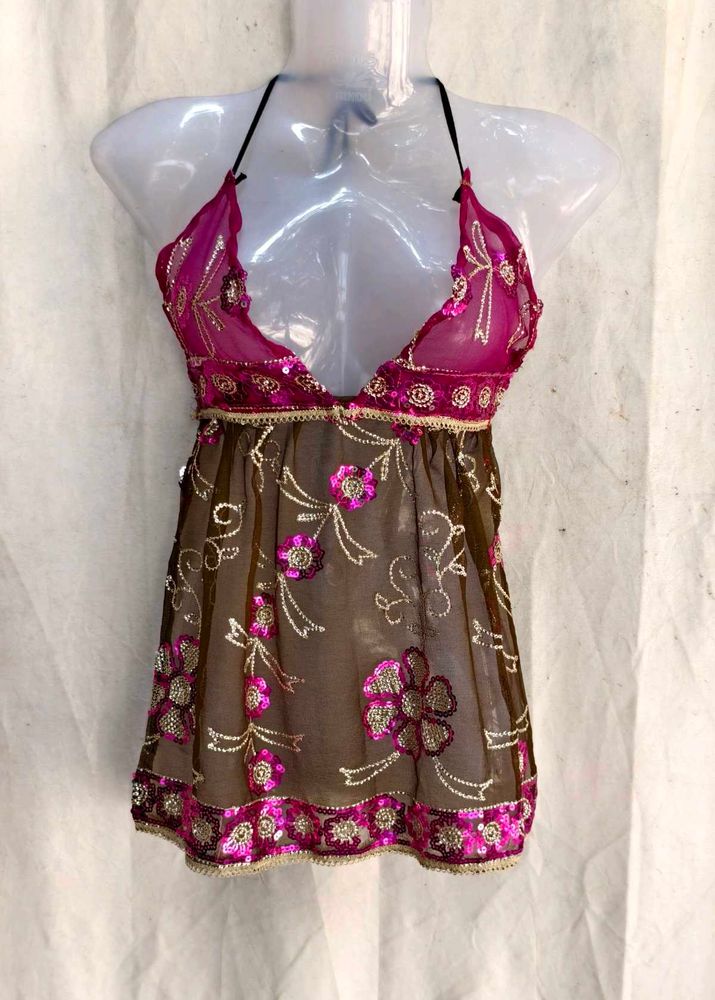 Embellished top