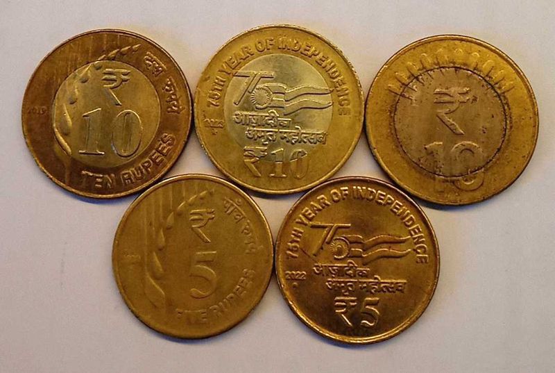 Collectible Indian Coins ₹5 &amp; ₹10