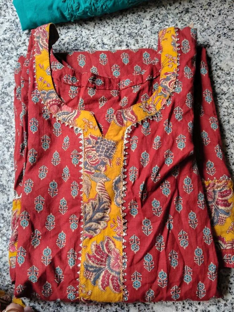 Beautiful Red Ethnic Kurta
