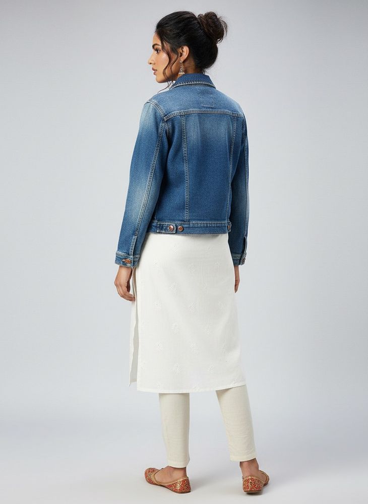 Blue Denim Jacket for baby girl
