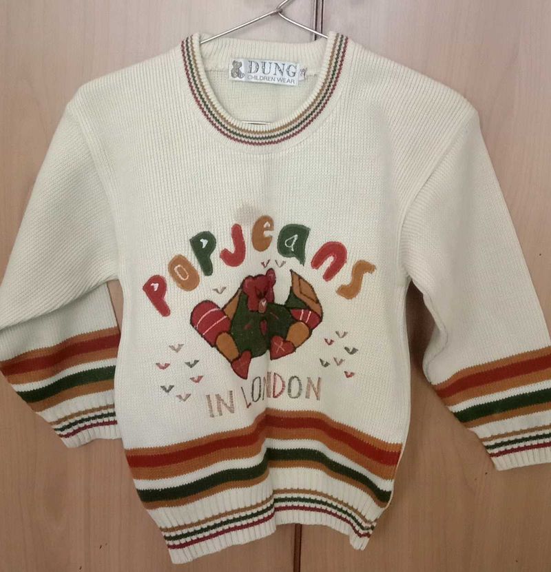 cream colour sweater