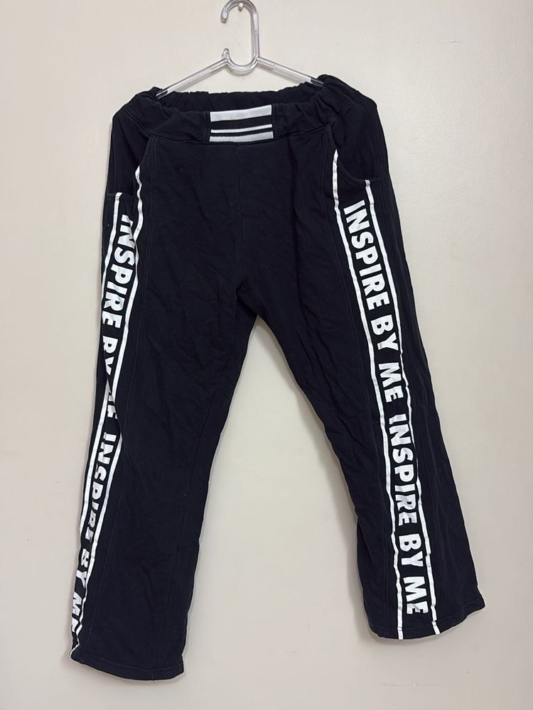 Inspire By Me Black Track Pants