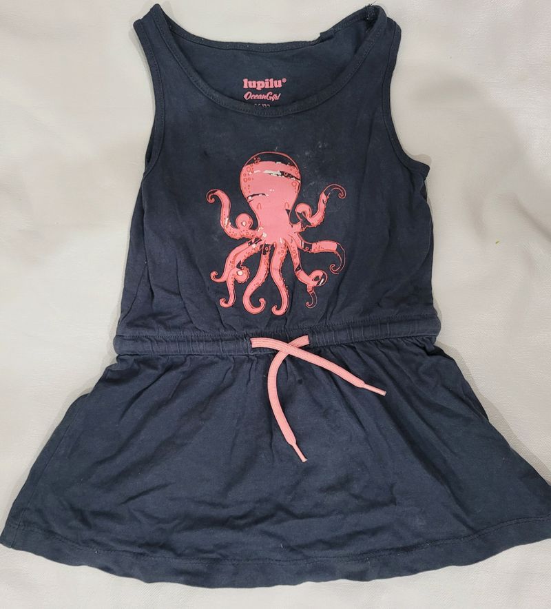 2 Sleeveless Frock And 1 Tshirt Donation Purpose..